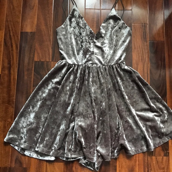 silence + noise Dresses & Skirts - Urban outfitters velvet romper